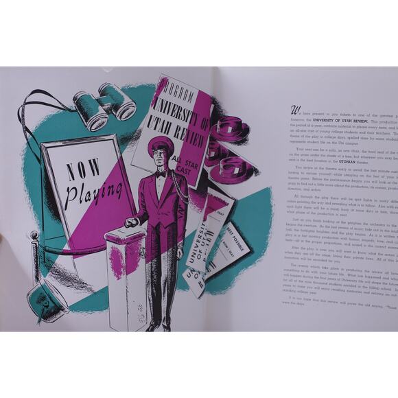 Utonian, Volume 44, University of Utah Review, Yearbook, 1949, College Days, - Picture 3 of 6